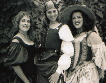 The Naughty Nymphs at the Texas Renaissance Festival, 2001